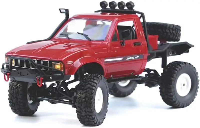 The perseids RC Crawler Offroad RC Truck WPL C14 RC Rock Crawler 4x4 1/16 Scale Remote Control Trucks, 2.4G Semi Trucks All Terrain Car RTR Hobby RC Pickup for Adults
