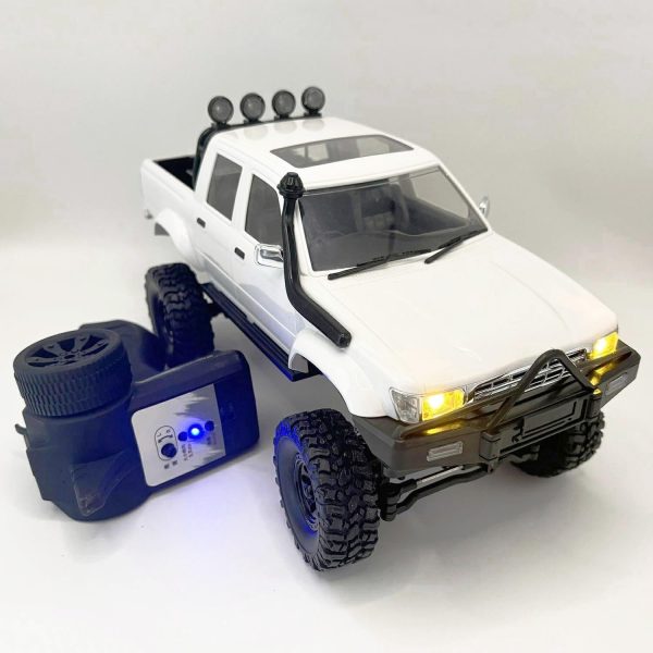 RC Rock Crawler RC Truck 4x4 WPL C64-1 RC Crawler Off Road 1/16 Remote Control Truck Proportional Throttle Steering RTR Upgraded Chassis Axle Mounted Servo Counter Rotating Gearbox for Adult