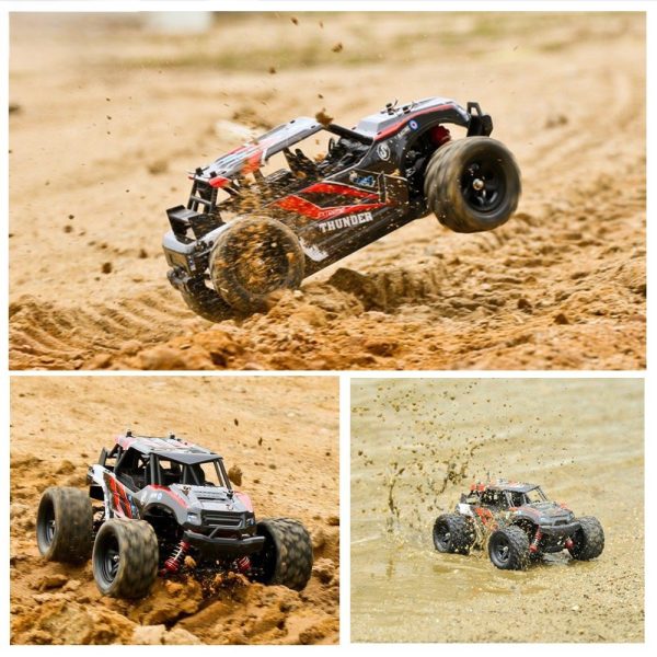 High-Speed 2.4GHz RC Racing Car: The Perfect 1:18 Scale Buggy for Kids with Rechargeable Batteries