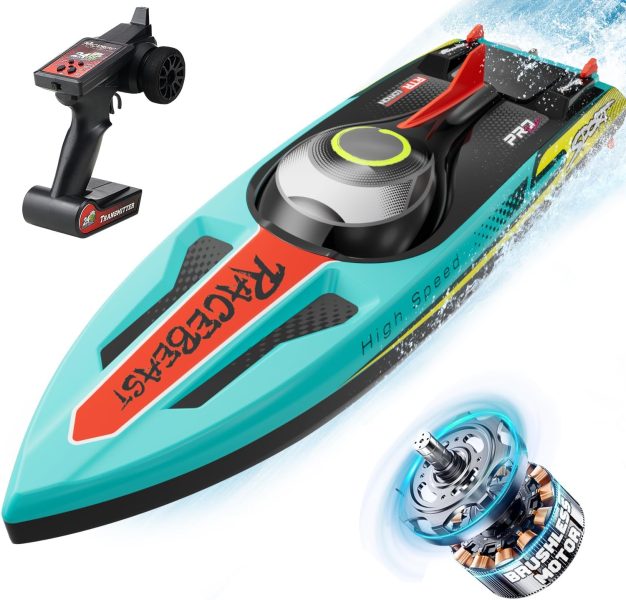 
TOPCHOIC Brushless RC Boat 40+MPH